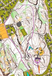 Midtåsenløpet - skisse Midtåsen